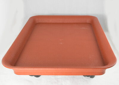 Humidity Tray with Casters for Bonsai Tree & House Indoor Plants - 19.5'' to 27''