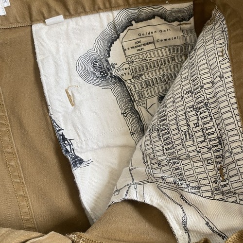 Taylor Stitch Pants Mens 34x34 Democratic Foundation Slim Chino Brown Huckberry - Picture 5 of 9