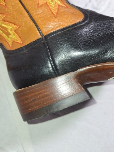 Botas de vaquero para hombre Rod Patrick, marrón emb U bk L talla: 8,5 E p659 - Imagen 7 de 11