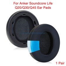 Replacement Cooling Gel Ear Pads for Anker Soundcore Life Q20/Q30/Q45 Headphones