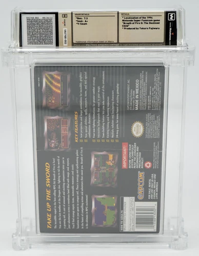 Breath of Fire II 2 Super Nintendo SNES WATA 7.5 A+ Sealed - Picture 4 of 6