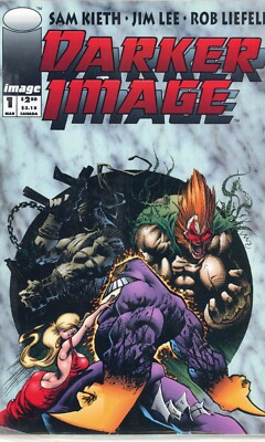 DARKER IMAGE #1 Sealed Polybag with Trading Card 1st Maxx IMAGE BOX D