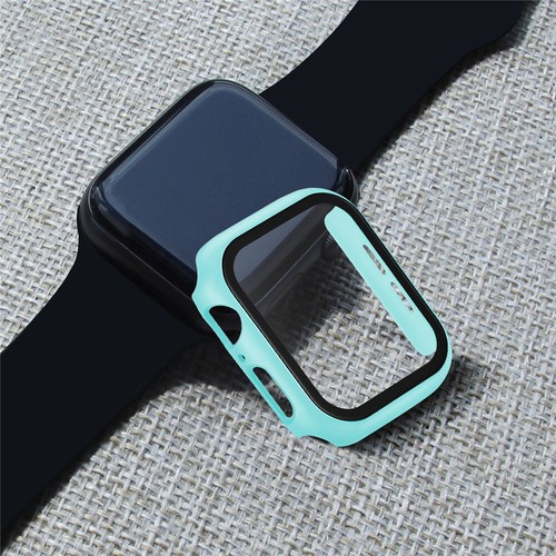 Futerał ochronny do Apple Watch Series 7/6/5/4/3 Cover Case 9H Display Prawdziwe szkło hartowane - Zdjęcie 76 z 150