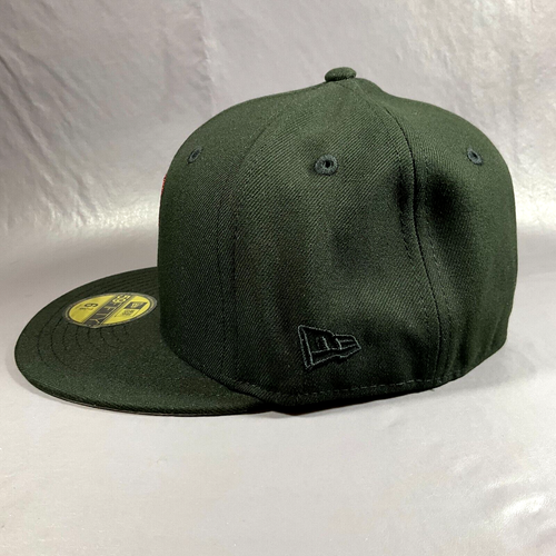 New Era Seattle Mariners Bred Black Red Exclusive 59FIFTY Fitted Hat Cap 6 7/8 - Picture 3 of 9