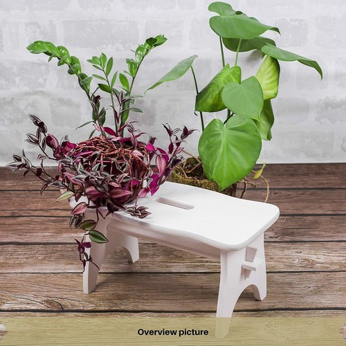 Creative Deco Holz Hocker | 39 x 18 x 21 cm | Tritthocker Holzbank | 5 Farben - Bild 14 von 35