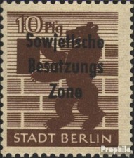 Sowjetische Zone (All.Bes.) 203 gestempelt 1948 SBZ-Aufdruck