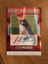 Josh Prevost 2014 Elite Extra Franchise Futures Red Auto #29 Mets /699