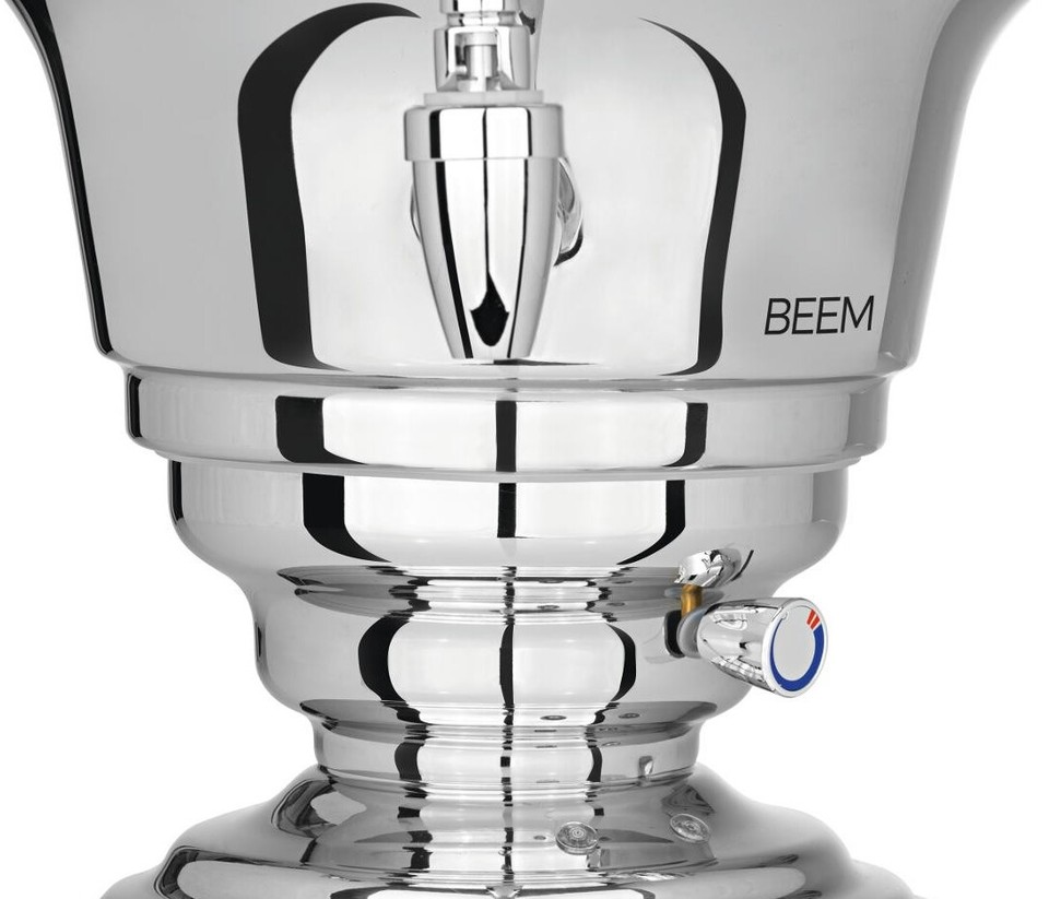 BEEM Samovar Trendy Royal III - Théière / Bouilloire - Inox - 15 Litre