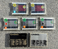 Casio RAM-Card, Auswahl: RC-4, RC-2 Speicherm...