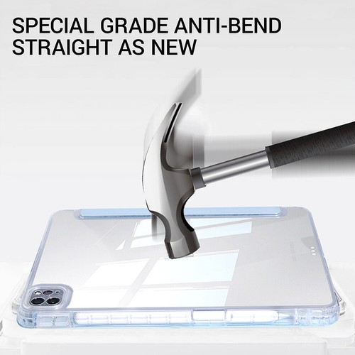 Custodia Smart per iPad Pro11" 13" Air 11" 13" 2024 Tablet Folio Supporto Pelle Cover - Foto 3 di 17