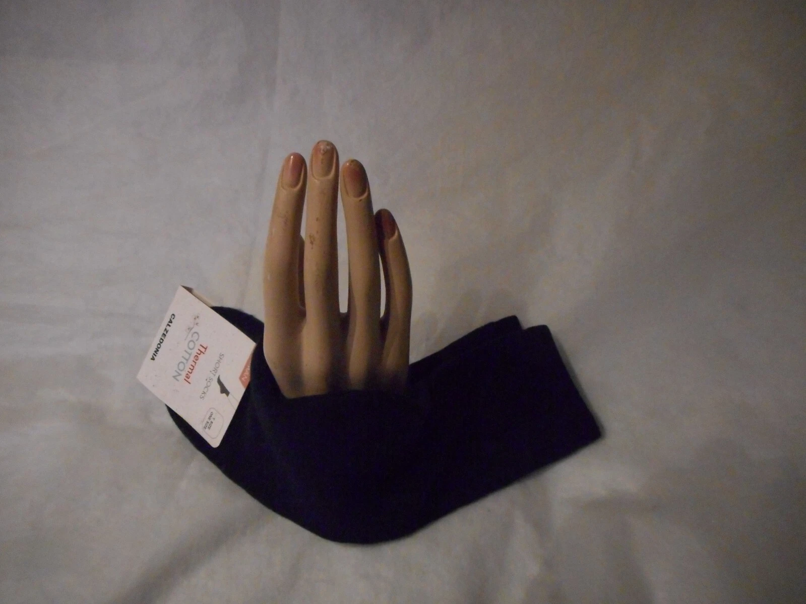 Calzedonia Women's Fashion Blue Thermal Cotton Short Socks One Size