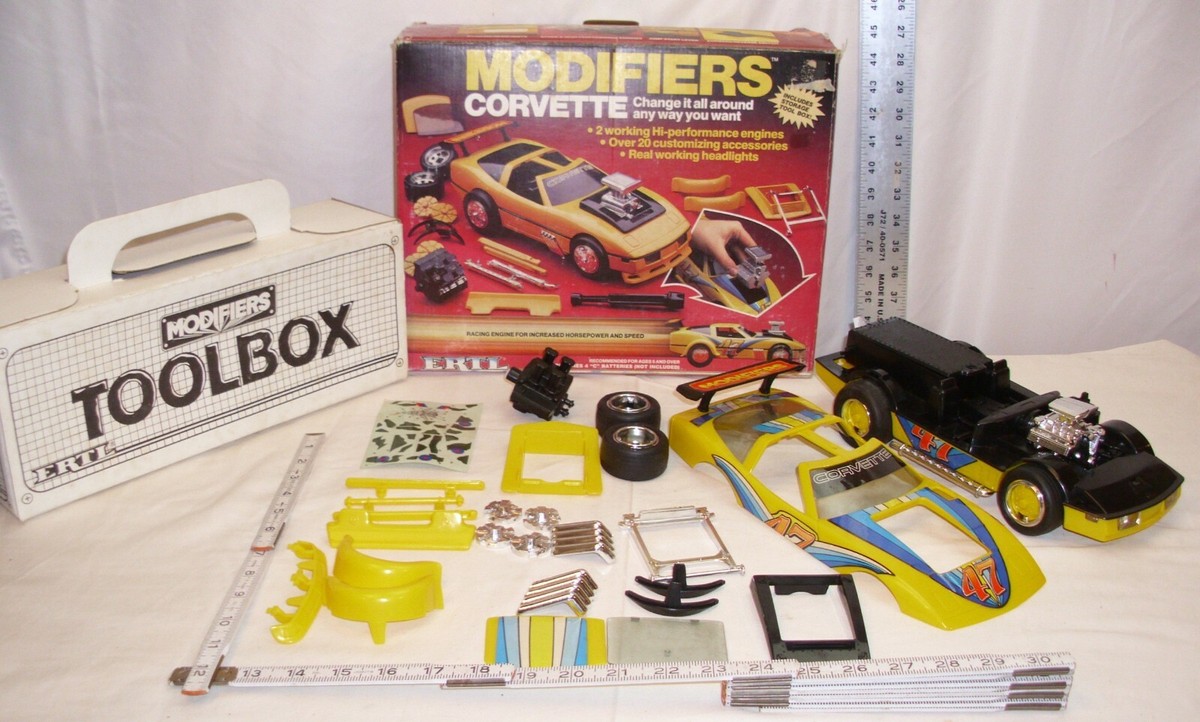 ERTL MODIFIERS CORVETTE CAR BUILDER PLAY SET TOY BOXED | eBay