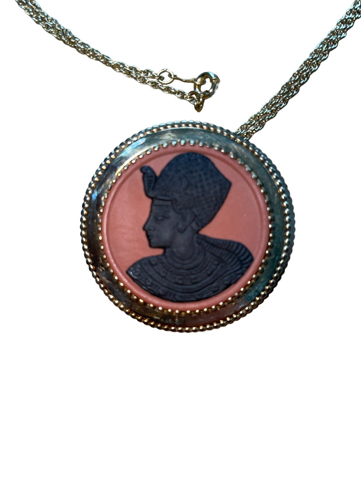 Wedgwood Terracotta & Basalt Jasperware King Tut 12kt… Gem