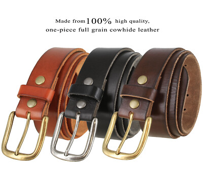 小物 Classic Buckle Leather Belt Classic Buckle Vintage Casual Jean Belt Genuine Leather Belt