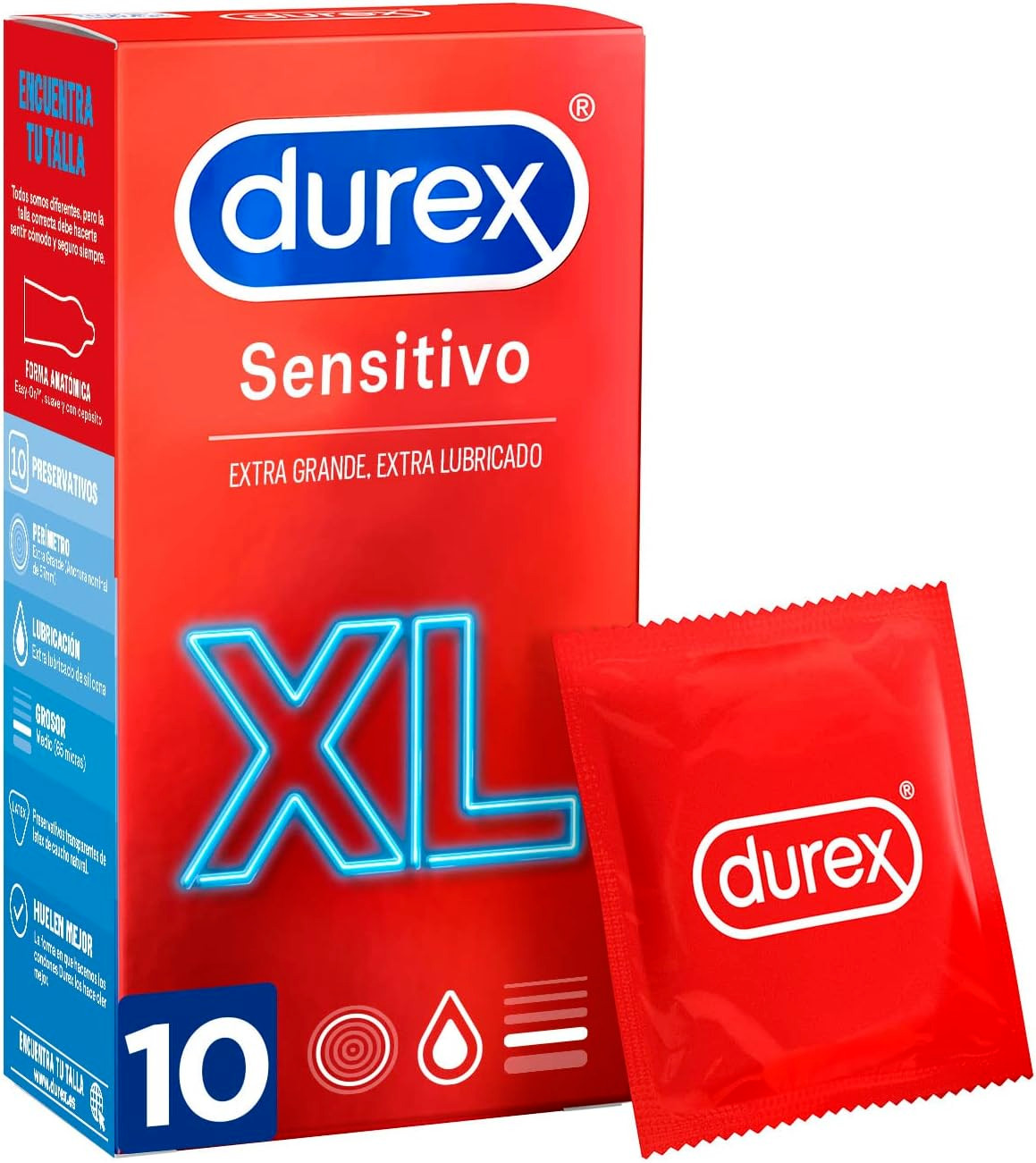 Durex Gefühlsecht Extra Groß Kondome – XXL Kondome für intensives Empfinden Durex Gefühlsecht Extra Groß Kondome – XXL Kondome für intensives Empfinden