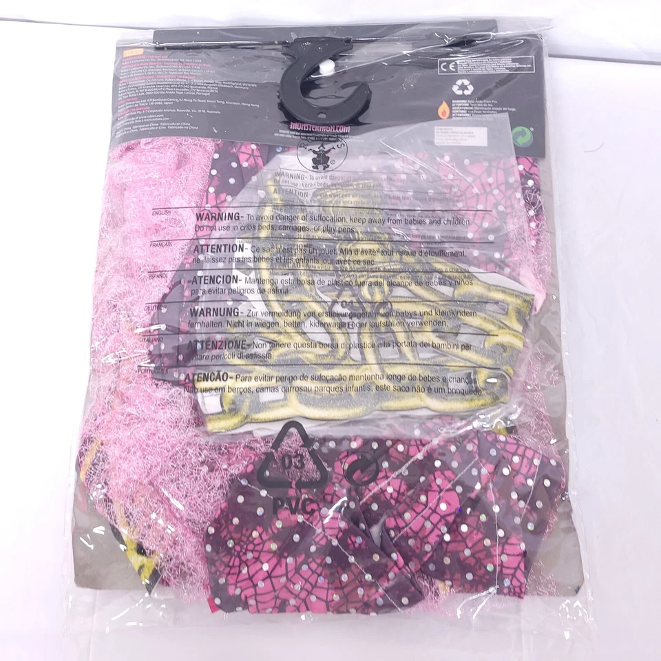 Fantasia infantil Monster High Draculaura meninas assombradas legal adolescente vampiro grande - Imagem 3 de 4