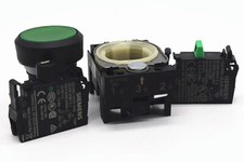 1pcs SIEMENS Push button switch with light 3SU1106-0AB40-1BA0
