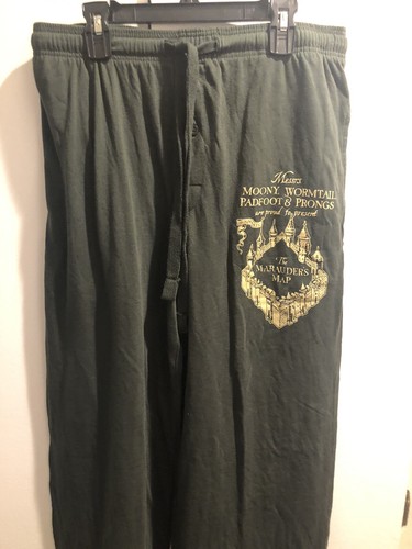 Harry Potter The Marauders Map Print Men's Loungewear Lounge Pants NEW! - Picture 2 of 4