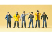 Preiser 10353 Schiffsbesatzung 6 Figuren Bootsbesatzung Exklusivserie H0 Neu