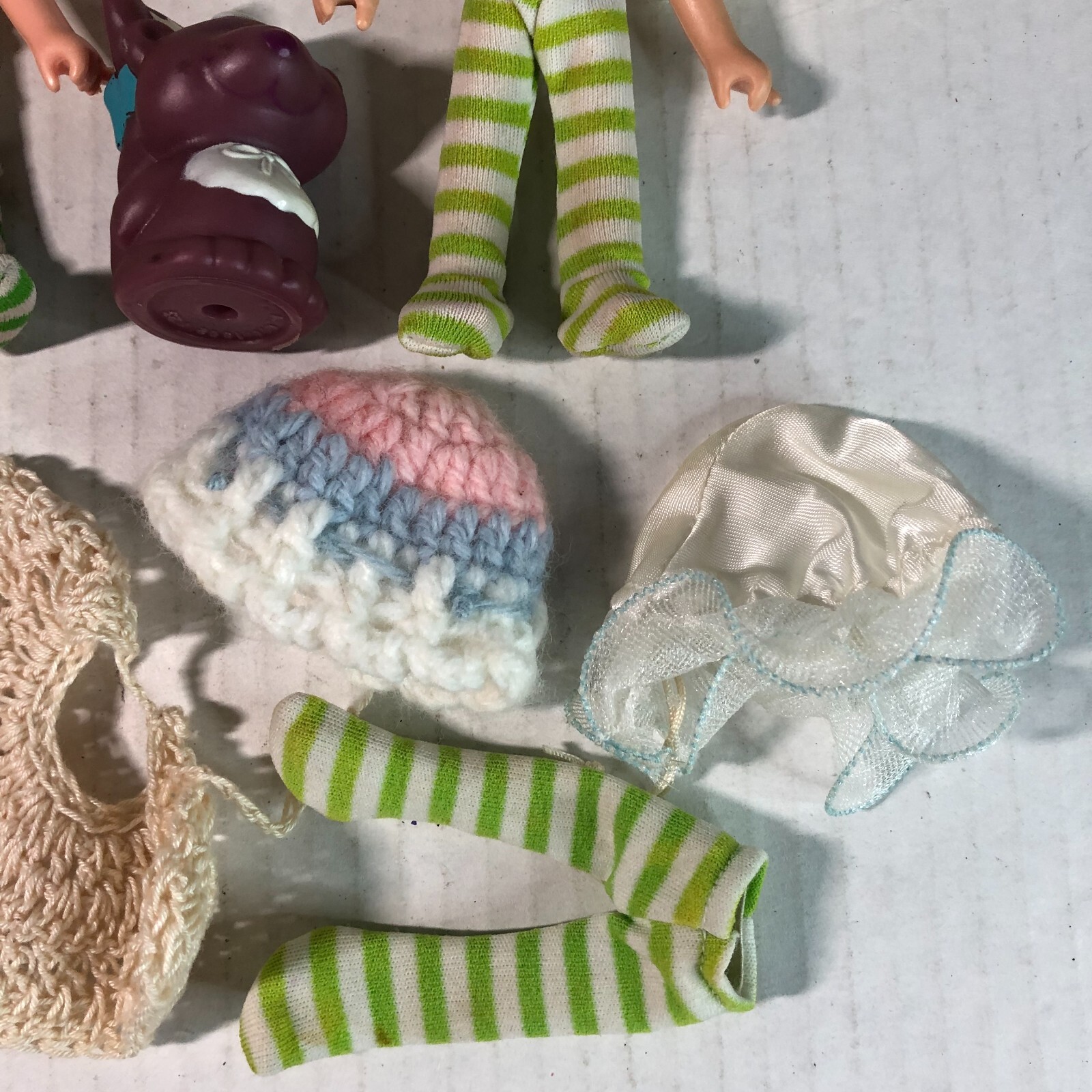Vintage Strawberry Shortcake 2 Doll LOT- Lime Chiffon, Angel Food Cake, Pets