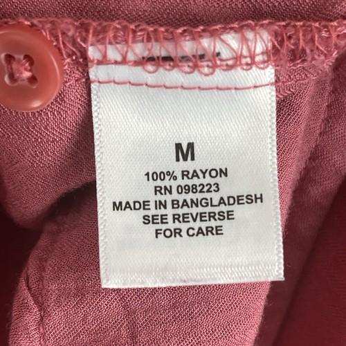 Magellan Outdoors Classic Fit Women's Pink Blouse Tunic Medium - Picture 5 of 6