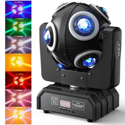 150W Moving Head LED Beam Bühnenlicht RGBW DMX512 Stroboskop DJ Disco Halloween
