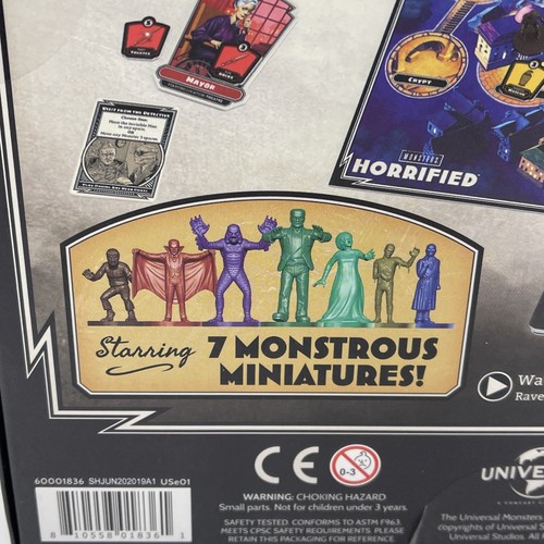 HORRIFIED Universal Studios Monsters Strategy Board Game Dracula Frankenstein - Picture 21 of 24