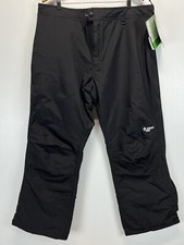 NEW Boulder Gear Snow Pants Sz XXL 2XL Black Adjustable Waist Ski Snowboard