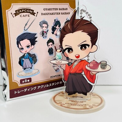 Apollo Justice Capcom Cafe Acrylic Stand Keychain (Hot Spring Vers.) - Official!