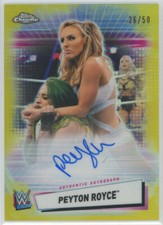 2021 Topps Chrome WWE Autographs Gold Refractors #A-PR Peyton Royce 26/50