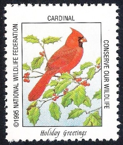 USA 1995 National Wildlife Federation - Bird - Cardinal - Picture 1 of 1