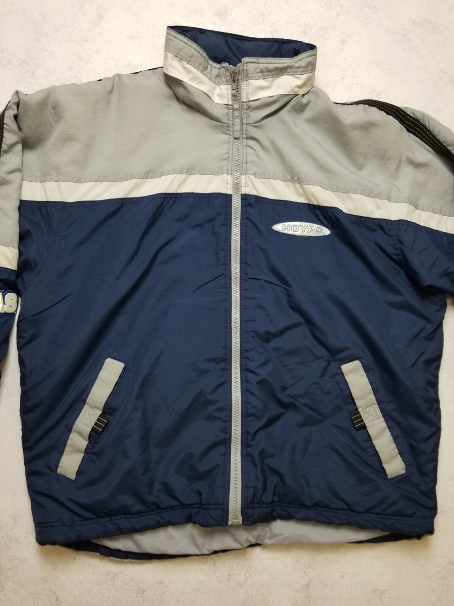 Georgetown Bulldogs Starter ウォームアップウェア Vintage Starter Georgetown Hoyas Bulldogs Full Zip Jacket Sz