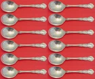 Old Atlanta by Wallace Sterling Silver Cream Soup Spoon Set 12 pieces 5 7/8"