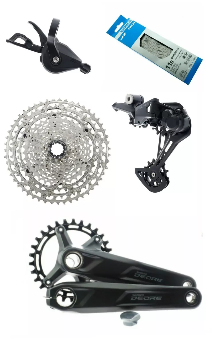 Shimano Deore FC SL RD CS M5100 MTB 1x11 Speed 11 51T CN HG601 Groupset READ