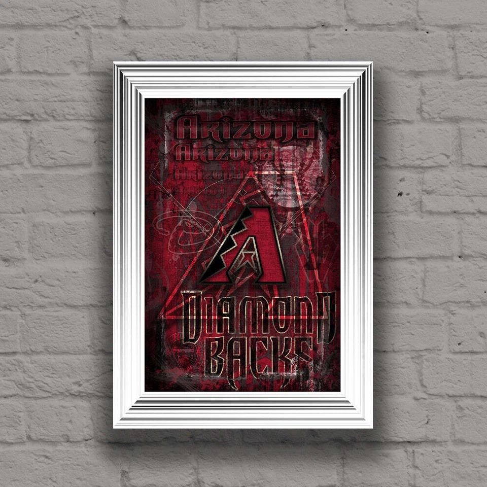 Arizona Diamondbacks Poster, Arizona D-Backs Artwork Gift, Diamondbacks Art - Image 3 of 4
