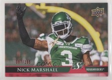 2021 Upper Deck CFL Red 87/165 Nick Marshall #9 h3v
