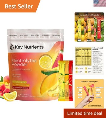 Hydration Power Pack   Sugar-Free Electrolyte Drink Mix in 3 Refreshing Flavors