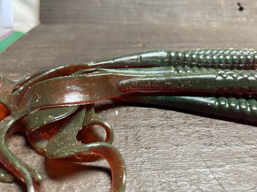 Berkley 10” Power Worm Motor Oil 6ct 10” Bait - Bild 2 von 2