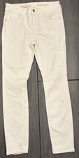 Pilcro And The Letterpress White Script Jeans Size 27