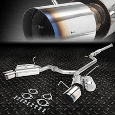 FOR 04-08 ACURA TSX CL9 K24A2 2.4L 4.5" BURNT MUFFLER TIP CATBACK EXHAUST SYSTEM