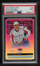 2014-15 Fleer Ultra Platinum Medallion 14/99 Alex Ovechkin #195 PSA 9 MINT 00ka
