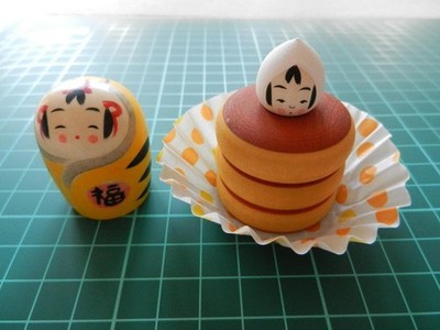 Kokeshi Toy Tiger Akira Suzuki Handmade Near Mint Japan Art Crafts