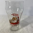 Vintage Coca-Cola Santa 16 oz 1997 Holiday Christmas Drinking Glass