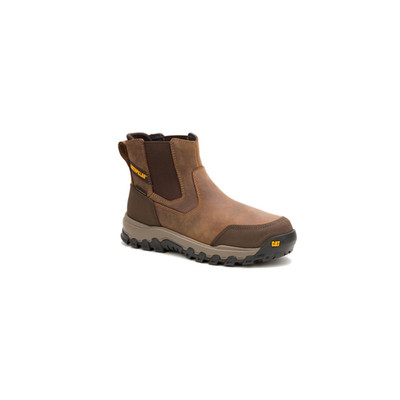Catfootwear Men's Threshold Rebound Chelsea Waterproof Steel Toe Work Boot