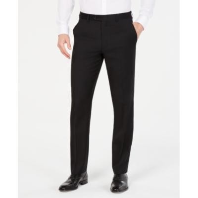 Lauren Ralph Lauren Anzughose Herren Classic Fit 48/32 Schwarz Einfarbig Stretch