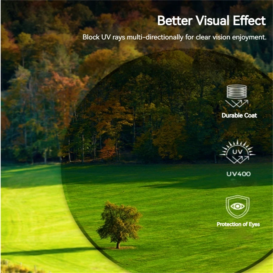 Lentes de repuesto polarizadas anti-UV tintadas lentes personalizadas espejadas Foto 2 de 4