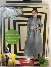 New Beetlejuice Astrid Costume Child LARGE 12-14 New