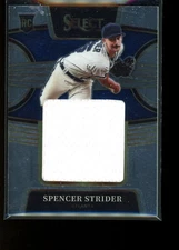 2022 Panini Select #RJS-SS Spencer Strider Rookie Jumbo Swatch