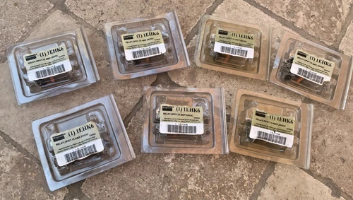 (7) Dayton 1EHE6 Relay SPDT 20AMP 24VDC Button LED | New