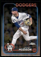 2024 Topps Chrome Update #USC19 Daniel Hudson Los Angeles Dodgers 57237